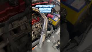 DIY blow off valve installation lancer evolution Lancer Ralliart BOV installation and test [upl. by Nediarb774]