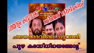 Chandana Kavile Poovali Karaoke With Lyrics [upl. by Joed962]