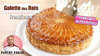 La GALETTE DES ROIS FRANGIPANE  Pâte Feuilletée [upl. by Adnana]