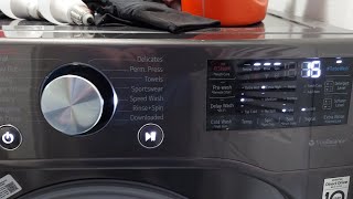 LG WM4500HBA full cycle Speed wash no clothes [upl. by Ainesell]