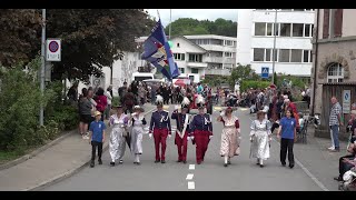 Cortège du 35e Giron des musiques de la Sarine [upl. by Emolas]