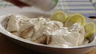 How to Make Garlic Alfredo Tilapia  Allrecipescom [upl. by Okiram320]