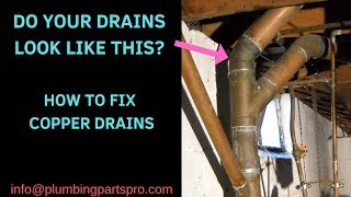 Replacing Copper Drains with PVC [upl. by Rape352]