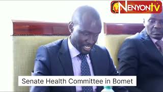 Senate Health Committee meet Bomet Governor Hillary Barchok on status of hospitals [upl. by Mitch]