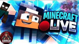 Minecraft survival 1204 day 2 live2 [upl. by Tlevesor]