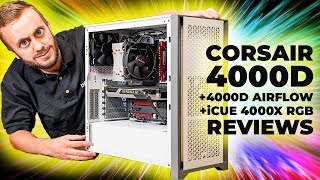 Corsair 4000D  4000D Airflow  iCUE 4000X RGB Reviews  Which is best [upl. by Gamages639]