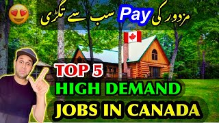 High Demand Jobs in Canada 2023  High Pay Jobs in Canada  Salaries in Canada [upl. by Rehm208]