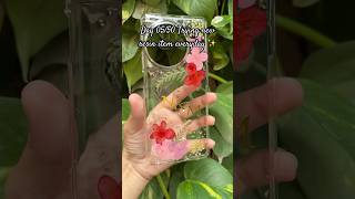 Resin phone cover resin resinphonecase phonecase diy trending viralshorts [upl. by Ahsela]