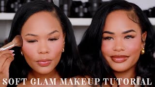 SOFT GLAM TUTORIAL  PERFECT LIP COMBO  BLUSH ROUTINE  Arnell Armon [upl. by Annagroeg219]