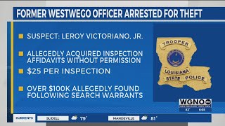 Former Westwego police officer accused of theft profiting over 100K [upl. by Iretak]