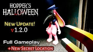 HOPPERS HALLOWEEN Hoppers Hotel Chapter 1 v120 NEW VERSION Full Gameplay  New Secret [upl. by Derman661]