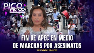 Fin de APEC en medio de marchas por asesinatos  Pico a Pico con Mabel Cáceres [upl. by Karlis]