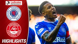 Rangers 50 Aberdeen  Taverniers Penalties amp Stewarts’ Goal Seal the Deal  Ladbrokes Premiership [upl. by Soloman]