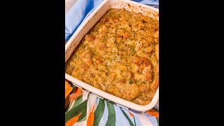 Black Folks Cornbread Dressing Recipe [upl. by Huckaby34]