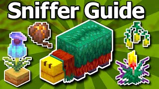 Ultimate Minecraft 120 Sniffer Guide  Eggs Snifflet Torchflower amp Pitcher Pod Farm [upl. by Pietrek]