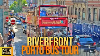 Scenic POV Double Decker Bus Ride in Porto [upl. by Nikoletta729]