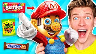 Best of Food Art Challenges MUST SEE How To Make The Best Super Mario Bros amp Roblox vs Minecraft [upl. by Nordine]