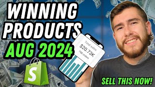 Top 5 Winning Products To Sell NOW August 2024  Shopify Dropshipping Trends [upl. by Gilli]