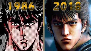 Evolution of FIST OF THE NORTH STAR Hokuto No Ken Videogames  19862018 [upl. by Siclari]