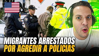 🚨👮‍♂️ ARRESTAN A OCHO MIGRANTES ILEGALES POR AGREDIR A LA POLICÍA EN FLORIDA ⚖️ [upl. by Enaxor]