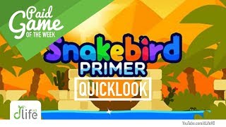 Snakebird Primer iOSAndroid  First Impressions Review [upl. by Euqirat]