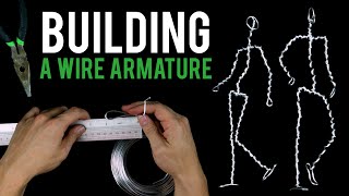 How to Make Wire Armatures for Sculpting [upl. by Erund536]