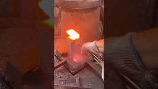 Fast forging forging a kitchen knife in 14 seconds [upl. by Thadeus]