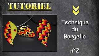 Tuto fimopolymère Technique Bargello n°2 [upl. by Stefano740]