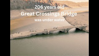 Historic Bridge reappeared in Youghiogheny River Lake [upl. by Llyrad]