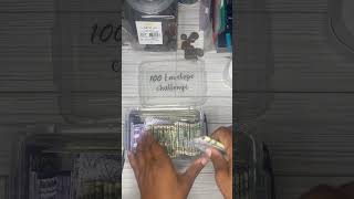 COMPLETING THE 100 ENVELOPE CHALLENGE money diy savingmoney investing [upl. by Nwahsit125]