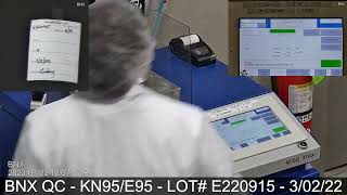 BNX Lot  E220915  GB26262019 KN95 Mask  TSI 8130A Filtration Test Review  Model E95 Black [upl. by Terrene]