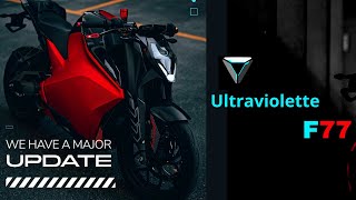 2022 Ultraviolette F77 Launch Date Confirm🔥Exclusive Update 🔥 The First Electric Bike of India [upl. by Kcolttam]