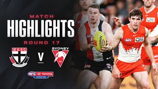 St Kilda v Sydney Swans Highlights  Round 17 2024  AFL [upl. by Halian]