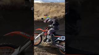 Berm Blasting a 2011 KTM 105SX [upl. by Laynad]