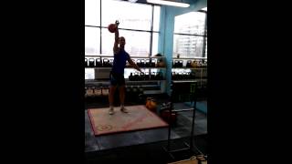 230reps Snatch 28kg kettlebell at Christmas Kettlebell Cup 2015 by Denis Vasilev [upl. by Sarson331]