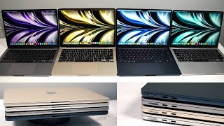 MacBook Air M3M2 All Colors Midnight Starlight Space Gray amp Silver [upl. by Olleina576]