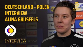 Deutschland  Polen  Interview Alina Gijseels HandballWM der Frauen 2023  SDTV Handball [upl. by Ajram]