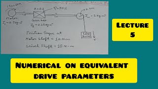 Numerical on Equivalent drive parameters [upl. by Ihcekn]