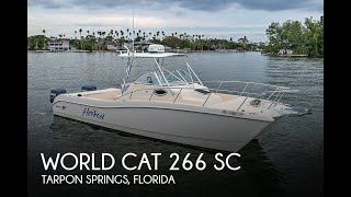 SOLD Used 1998 World Cat 266 SC in Tarpon Springs Florida [upl. by Ottillia]