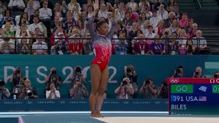 Simone Biles Womens Floor Gymnastic Final Highlights Simone Biles Silver Medal in Olympics 2024 [upl. by Langille]