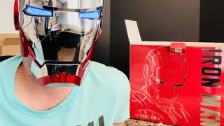 Mark 5 Autoking Iron Man Helmet unboxing [upl. by Anitnemelc]