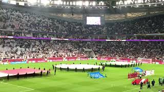 Arab Cup Qatar vs Algeria National Anthem [upl. by Thurstan]