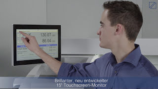 WEILER Werkzeugmaschinen GmbH  konventionelle Drehmaschine Praktikant VCPlus mit Touchscreen [upl. by Aihseit]