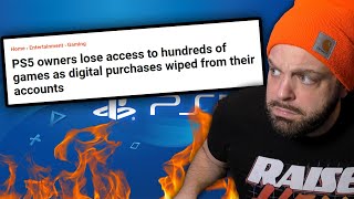 Sony Removing Digital PS5 And PS Vita Games From Users [upl. by Heise]