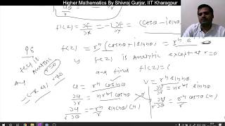 12Complex AnalysisCauchy Riemann Equation Polar FormUPSC CSEIFSNETShivraj GurjarIIT Kharagpur [upl. by Adair427]