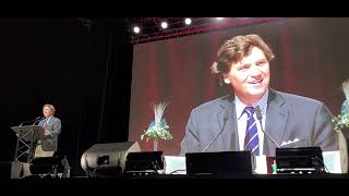 Tucker Carlson Conrad Black Jordan Peterson Edmonton Part 1 [upl. by Hildegarde]