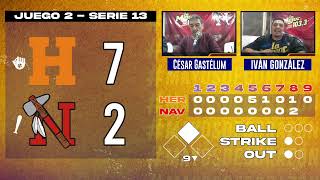 𝗘𝗡 𝗩𝗜𝗩𝗢  Naranjeros de Hermosillo vs Mayos de Navojoa en Juego 2  Serie 13 [upl. by Notsnarc540]