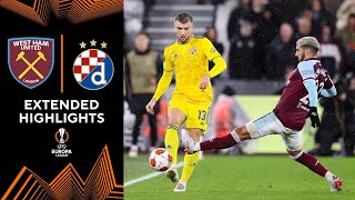 West Ham United vs Dinamo Zagreb Extended Highlights  UEL  Group Stage  MD 6  CBS Sports Go… [upl. by Ellie]