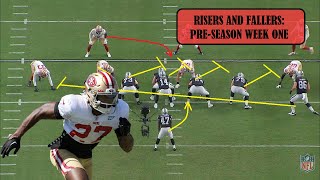 49ers Playbook Risers and Fallers from Week one PreSeason [upl. by Ronnica]