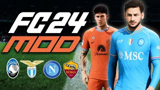 MAGLIE e LICENZE UFFICIALI su EA SPORTS FC 24  Tutorial Mod Title Update 5 [upl. by Enelrihs]